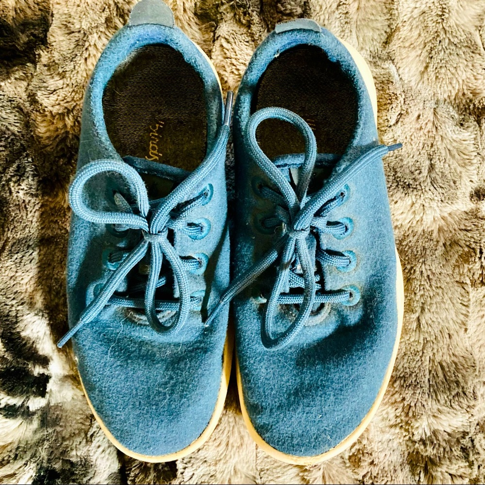 Allbirds Wool Runners in Twilight (blue)